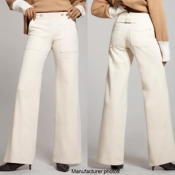 Anthropologie Pilcro The Kit High-Rise Wide-Leg Utility Trouser Jeans - Picture 14 of 14